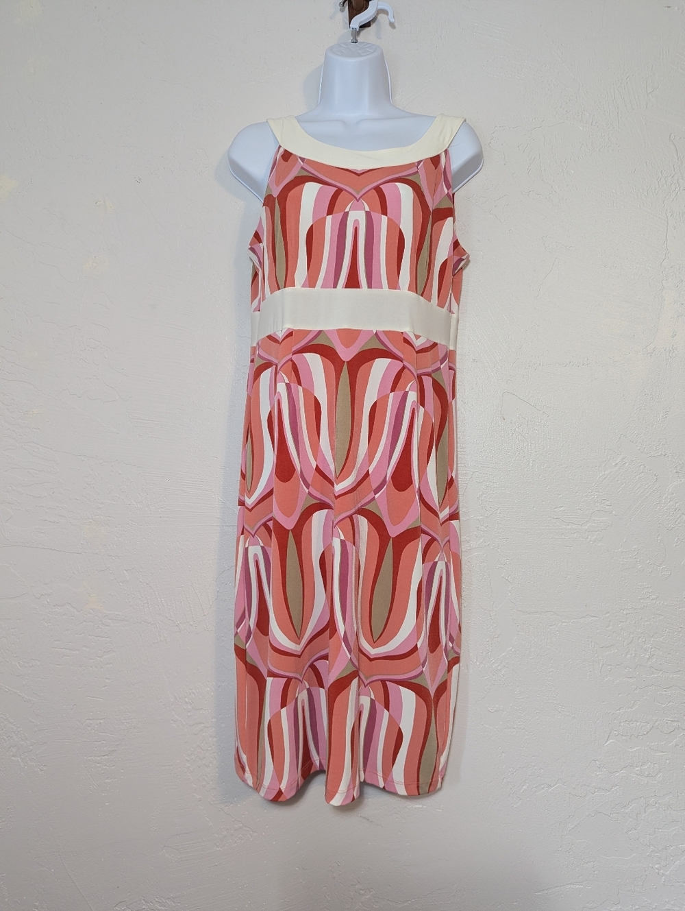 Retro MCM Groovy Colorful Fun Funky Artsy Teacher Dress Dopamine Abstract Office